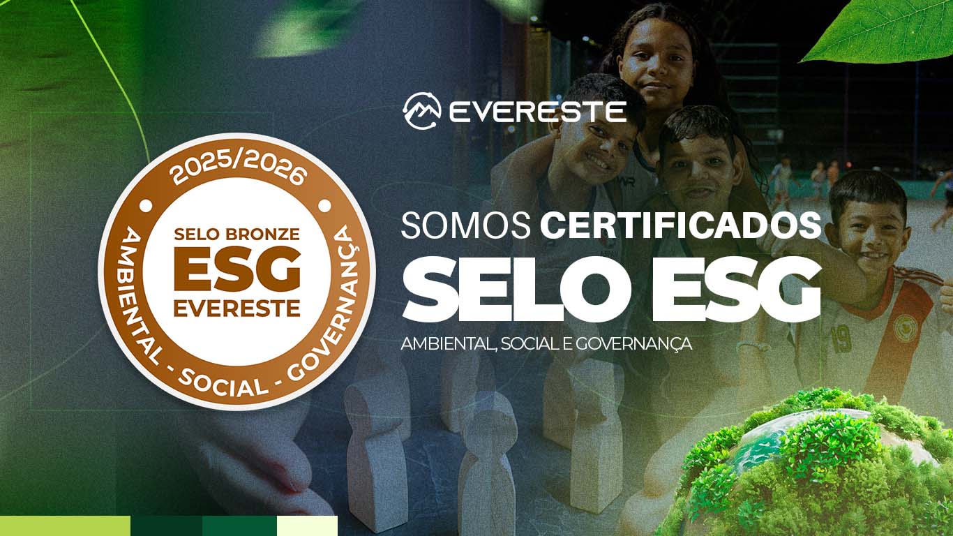Instituto Evereste recebe Selo ESG – Categoria Bronze e reforça compromisso com práticas sustentáveis, sociais e de governança